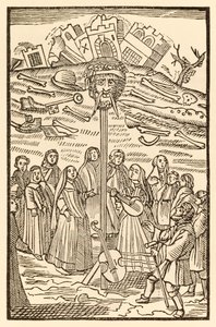 Şüpheli Kale yıkılacak ve Dev Umutsuzluk Başını Bu Dünyadan, Gelecek Olanlara İlerleyen Hacılardan Kaybetti John Bunyan (1628-1688) Christiana ve Mercy play mu by Unknown