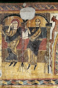İki aziz. Taull Saint Mary Kilisesi