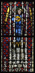 1400-1415 dolaylarında anonim vitray pencere Notre-Dame Musees de Strasbourg Alsace by Unknown artist