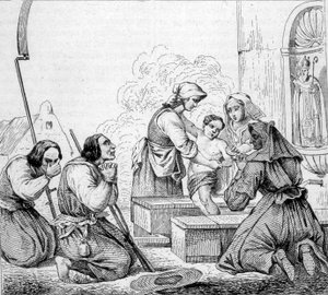 Vendean adetleri - çeşmenin azizi. by Unknown artist