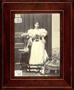 Victoria Melita de Saxe Cobourg-Gotha - Saxe-Coburg ve Gotha Prensesi Victoria Melita (1876-1936), Anonim. Gümüş Jelatin Fotoğrafçılığı by Unknown artist