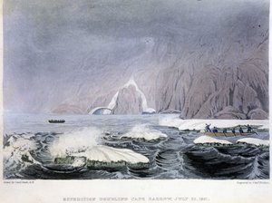 Cape Barrow'un Görünümü - “” 1819-1821 yıllarında Kutup Denizi kıyılarına bir yolculuğun Anlatısında”, John Franklin, ed. Londra by Unknown artist