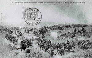1870 Savaşı: Bavyera topçusu 01/09/1870 tarihinde Ardennes