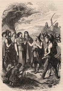 Almanlarda düğün töreni. Theodore Juste (1818-1888) tarafından “İlkel zamanlardan Leopold I saltanatının sonuna kadar Histoire de Belgique”de 1868