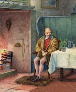 William Shakespeare (1564-1616), İngiliz oyun yazarı. by Unknown artist