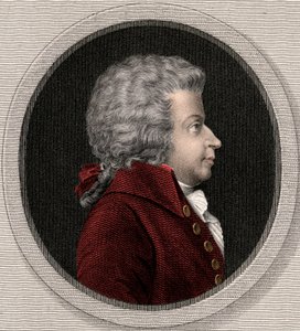 Wolfgang Amadeus Mozart 1756-1791 - gravür - 19. yüzyıl by Unknown artist