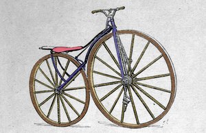 Ahşap velocipede modeli. Pierre Michaux, pedalı 1860