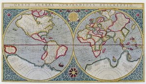 Dünya Mercator Haritası (1587) - "Gerardus Mercator Atlası
