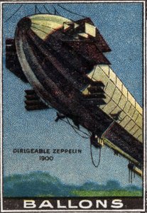 Zeplin Hava Gemisi Balon by Unknown Artist