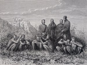 Zulu Cafes (Ring-Kop kabilesi) by Unknown artist