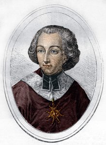 portre Etienne de Loménie de Brienne (1727-1794), Fransız başrahip ve politikacı. 1866