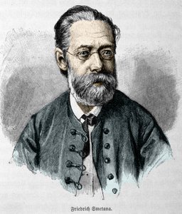 Bedrich Smetana (1824-1884), Çek besteci ve piyanist portresi. by Unknown artist