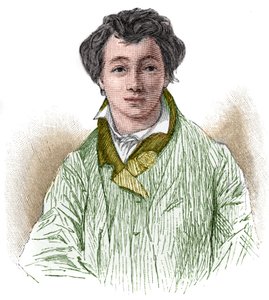Christian Johann Heinrich Heine (1797-1856), Alman şair ve gazetecinin portresi. by Unknown artist