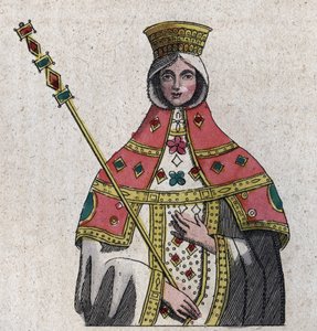 Eudokia (veya Eudocia) Ingerina (Eudocia Ingerina) (c. 840 - c. 882) portresi Bizans imparatoru I. Basil