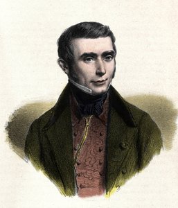 Eugene Scribe (1791-1861), Fransız ahlak komedileri yazarının portresi. by Unknown artist