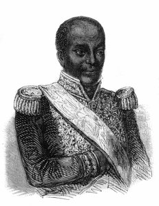 Faustin Soulouque (1782-1867), başkan (1847-1849) ve Haiti imparatorunun (1849-1859) Faustin I adı altında portresi. by Unknown artist