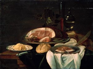 Natürmort, 1650. by Unknown Old Master
