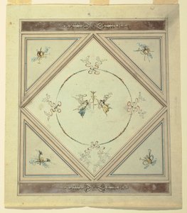 Çizim, Yatak Odası Tavanı, 1820-23 by Unknown artistUnknown artist