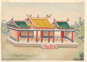 Çizim, Chinoiserie Pavyonu, 1815-22 by Unknown artistUnknown artist