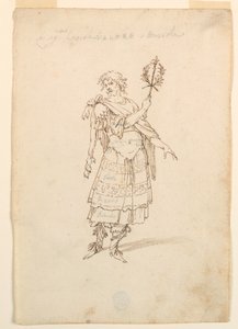 Çizim, Kostüm Tasarımı: Bir Bale için Cesaret ve Müzik, yaklaşık 1720 by Unknown artistUnknown artist