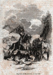 1851 gravürü “” Roland furieux”” by Unknown artist