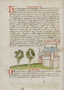 Kasaba Yakınlarındaki Bir Ağaca Tünemiş Bir Kuş by Unknown artist