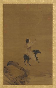 Bir domuz hayvanı üzerinde bir Kadın Ölümsüz by Unknown artist