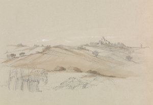 Uzakta Ev Olan Bir Tarla by Unknown artist