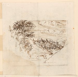 Bir manzara by Unknown artist