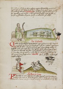 Elinde Yılan Olan Bir Adam; Güvercin Sürüsüyle Konuşan Bir Kral by Unknown artist