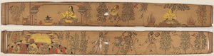 Bir Prens Kemer sıkıyor (rekto); Shiva ve Takipçileri, Upendra Bhanja'nın bir Chandrabhanu ve Lavanyavati Romantizminden (1670-1740) Kailash Dağı'na Dönüyor (verso) by Unknown artist
