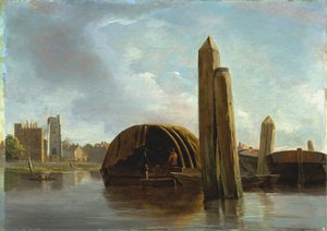 Lambeth'ten Bir Görünüm by Unknown artist