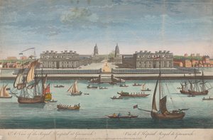 Greenwich'teki Kraliyet Hastanesinden Bir Görünüm by Unknown artist