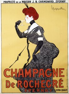 Champagne de Rochegre için reklam afişi - Leonetto Cappiello (1875-1942), 19. yüzyıl sonu by Unknown artist
