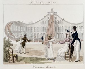 Hava yürüyüşleri: hız treni - “Le Bon türünde”, No. 102, 19. yüzyılın başlarında by Unknown artist