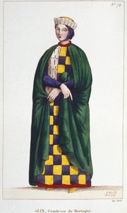 Alix de Thouars (1201-1221), Brittany Kontesi, Guy de Thouars, Brittany Dükü