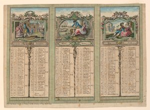 1789 için Almanak by Unknown artist