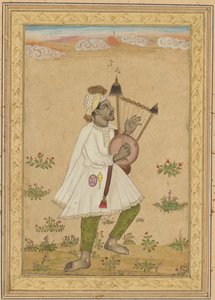 Bir Afrikalı Lir Çalar (rekto) by Unknown artist
