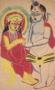 Annapurna ve Shiva by Unknown artist