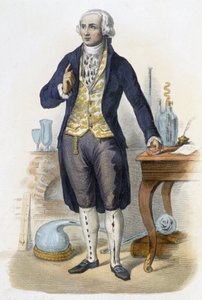 Antoine Laurent de Lavoisier - “Fransız Plutarch” içinde ed. Mennechet, Paris by Unknown artist