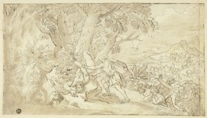 Apollon Yüzen Marsyas by Unknown artist