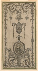 Panel İçin Arabesk Tasarım by Unknown artist