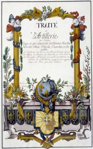 Topçu Antlaşması - “Topçu Antlaşması”nın ön yüzü, François Lingier, Strasbourg by Unknown artist