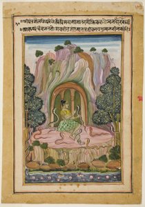 Asavari Ragini, Garland of Musical Ragas (Ragamala) Setinden bir sayfa by Unknown artist