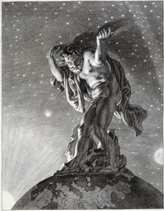 Atlas gökyüzünü destekliyor. by Unknown artist