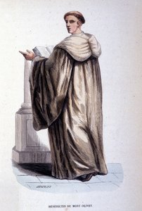 Zeytin Dağı Benedictine veya Olivetain, 14. yüzyılda Siena