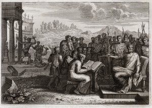 Royaumont İncili, Eski Ahit: Piete of Josias. Yahuda kralı Yoşiya, krallığında Tanrı