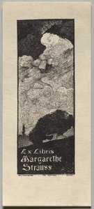Kitap plakası: Margarethe Strauss by Unknown artist