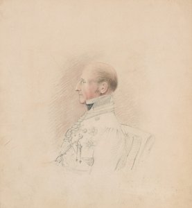 Tuğgeneral Sir Galbraith Lowry Cole (1772-1842), c.1835 (kalem ve sulu boya) by Unknown artist