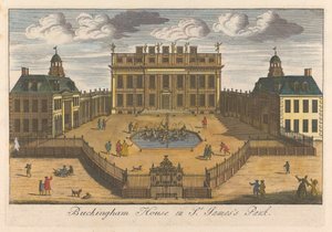 St. James's Park'taki Buckingham Evi by Unknown artist